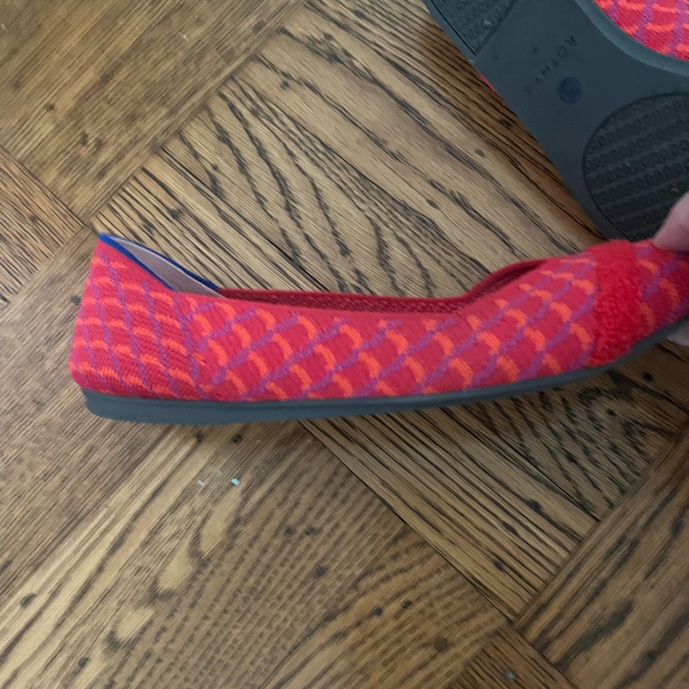 Rothy's Vibrant Pink and Blue Flats - Picture 5 of 5